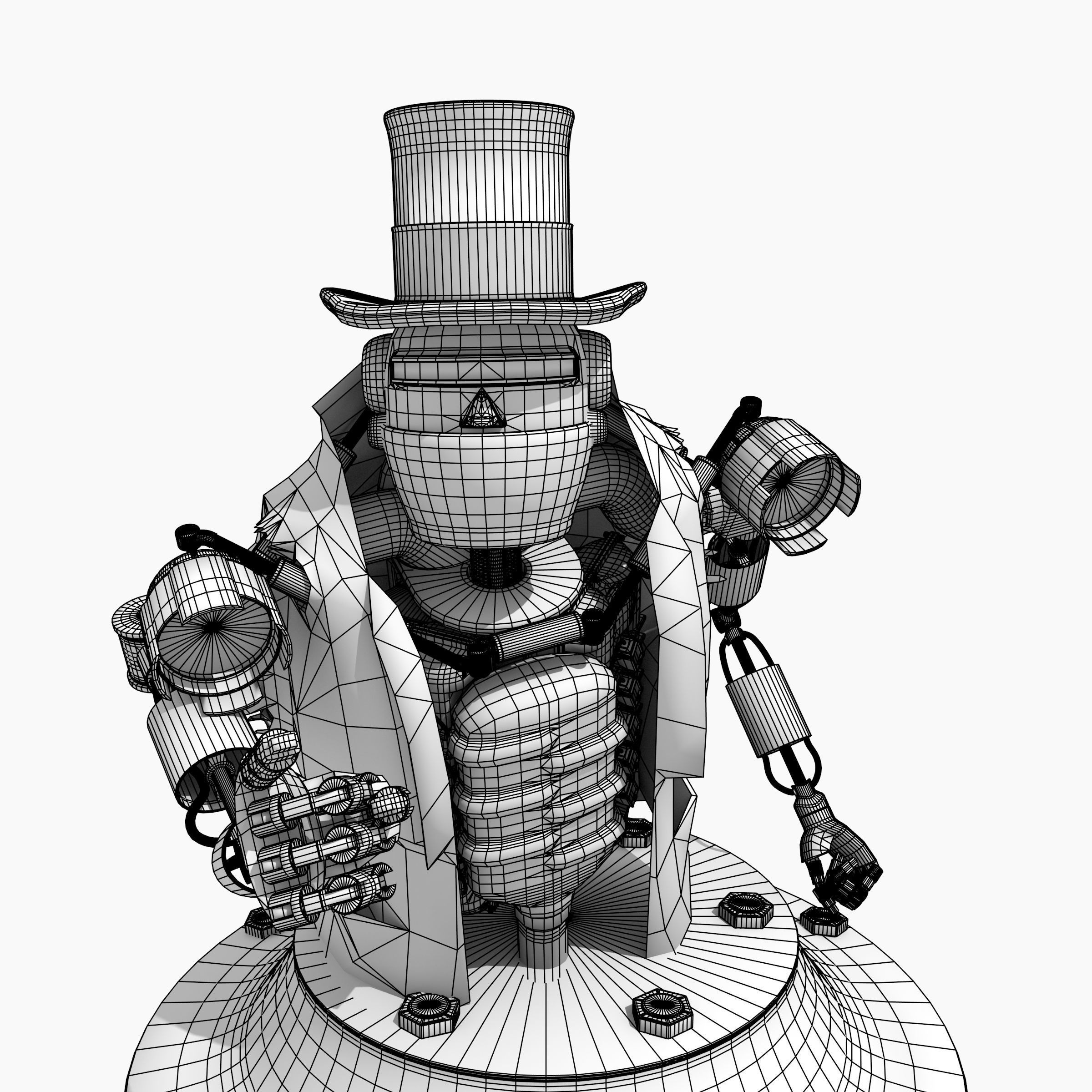 I Want You Robot 3D model_6