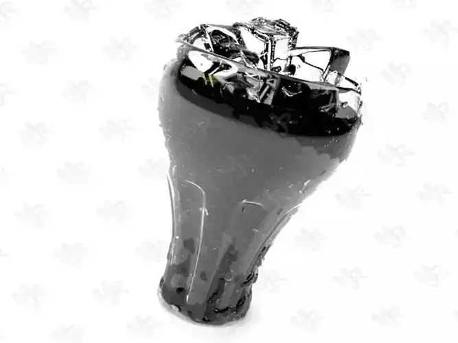 Soda Glass 3D model