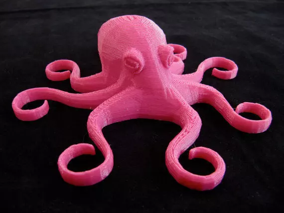 Octopus Magnet 3D print model_0