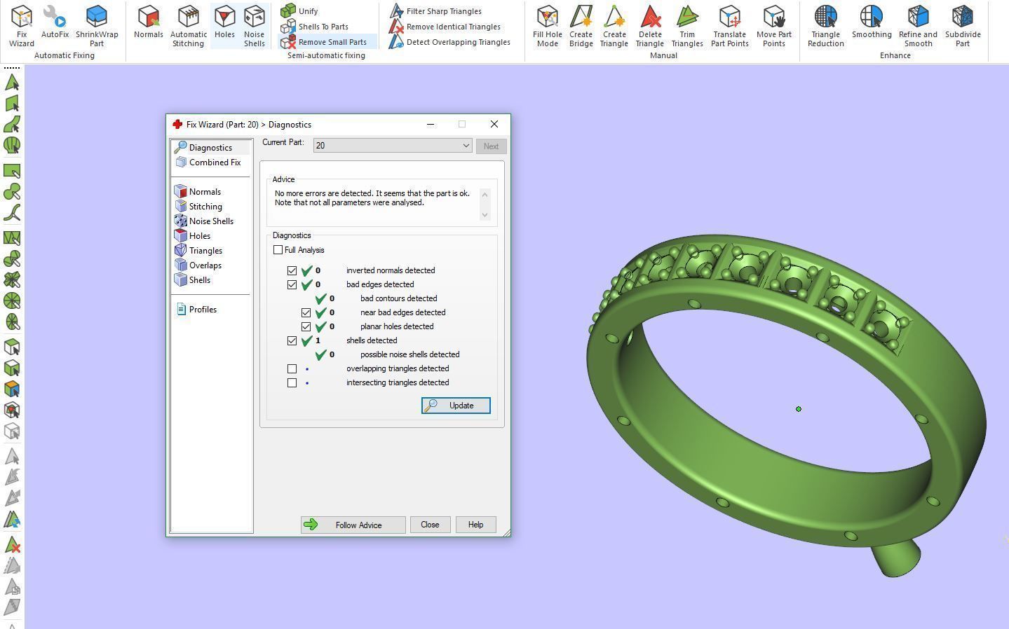 Wedding Rings 3D print model_3