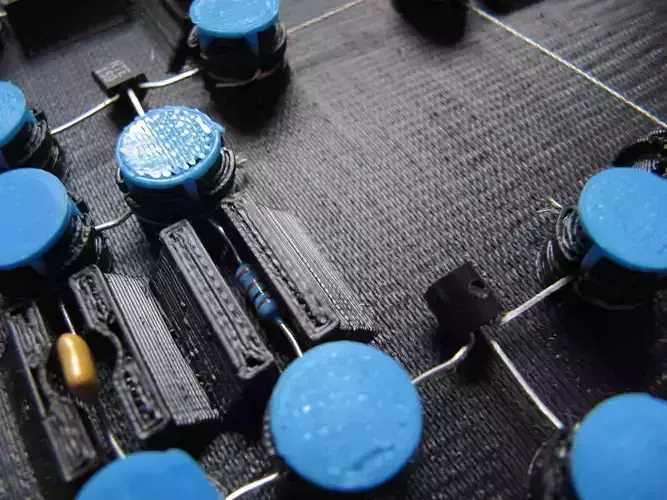 3D-Printed Circuit Board v0 2 Free 3D print model