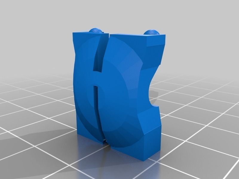 Cutaway LED Flashlight solder-free Free 3D print model_4