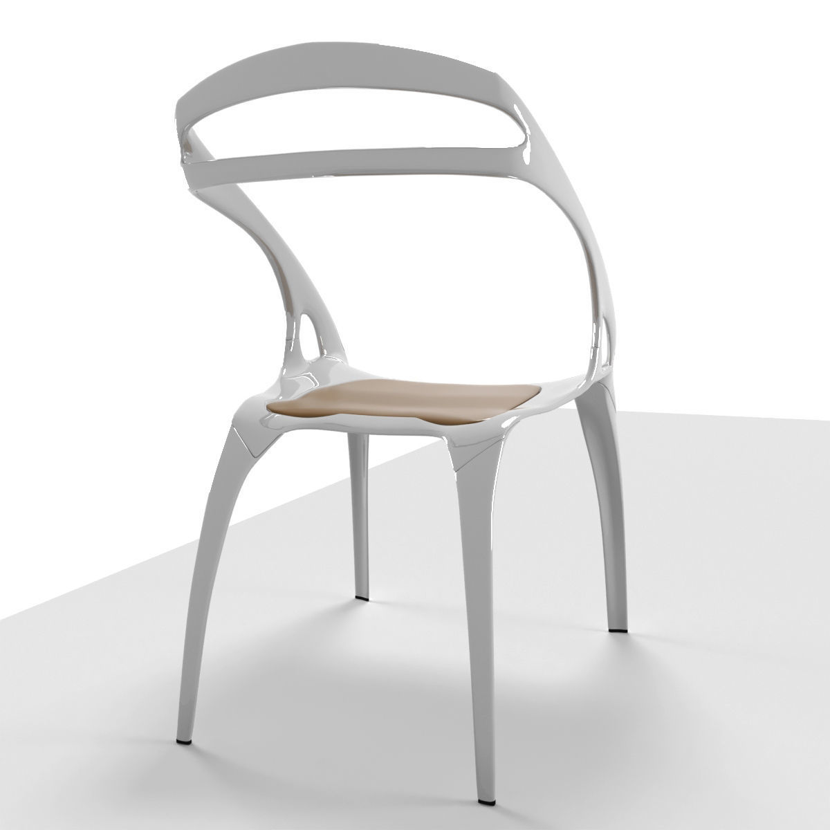 go stacking chair by lovegrove 3d cgtrader
