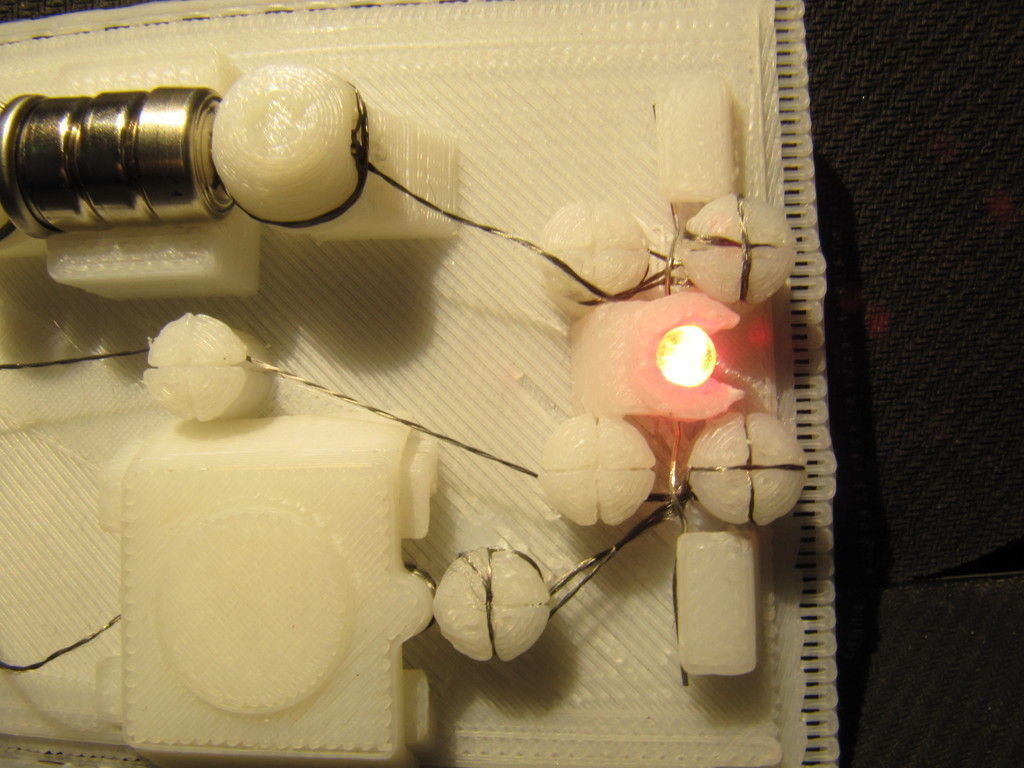 3D-Printed Circuit Board library solder-free Free 3D print model_1