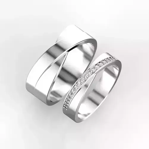 Twisted wedding bands 2
