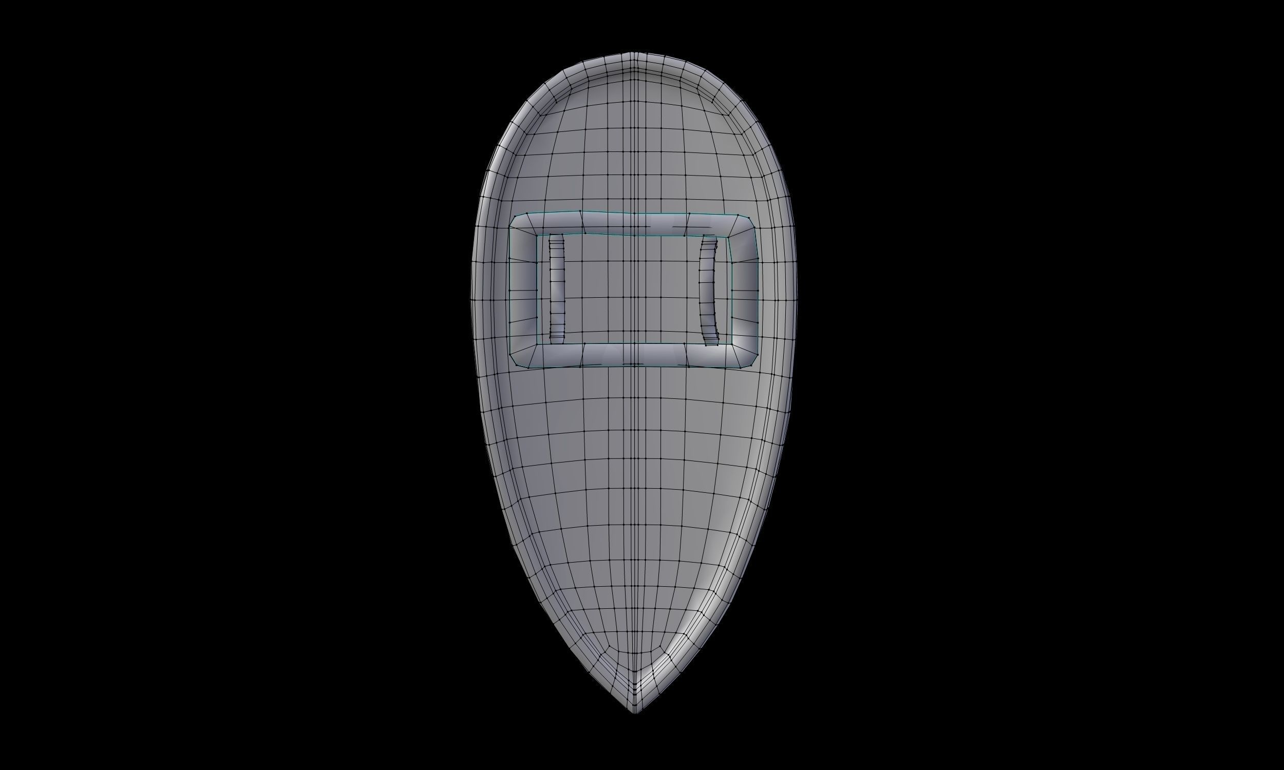 Rus Shield Low-poly 3D model_20