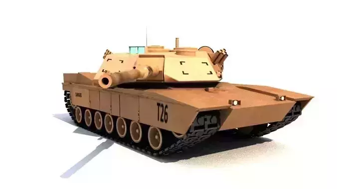 m1 abram tank 3D model