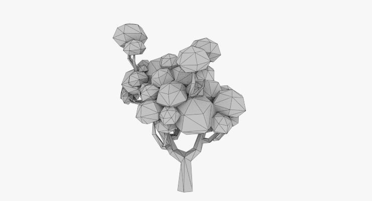 LowPoly Trees Pack 02 Low-poly 3D model_31