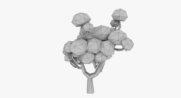 LowPoly Trees Pack 02 Low-poly 3D model_32