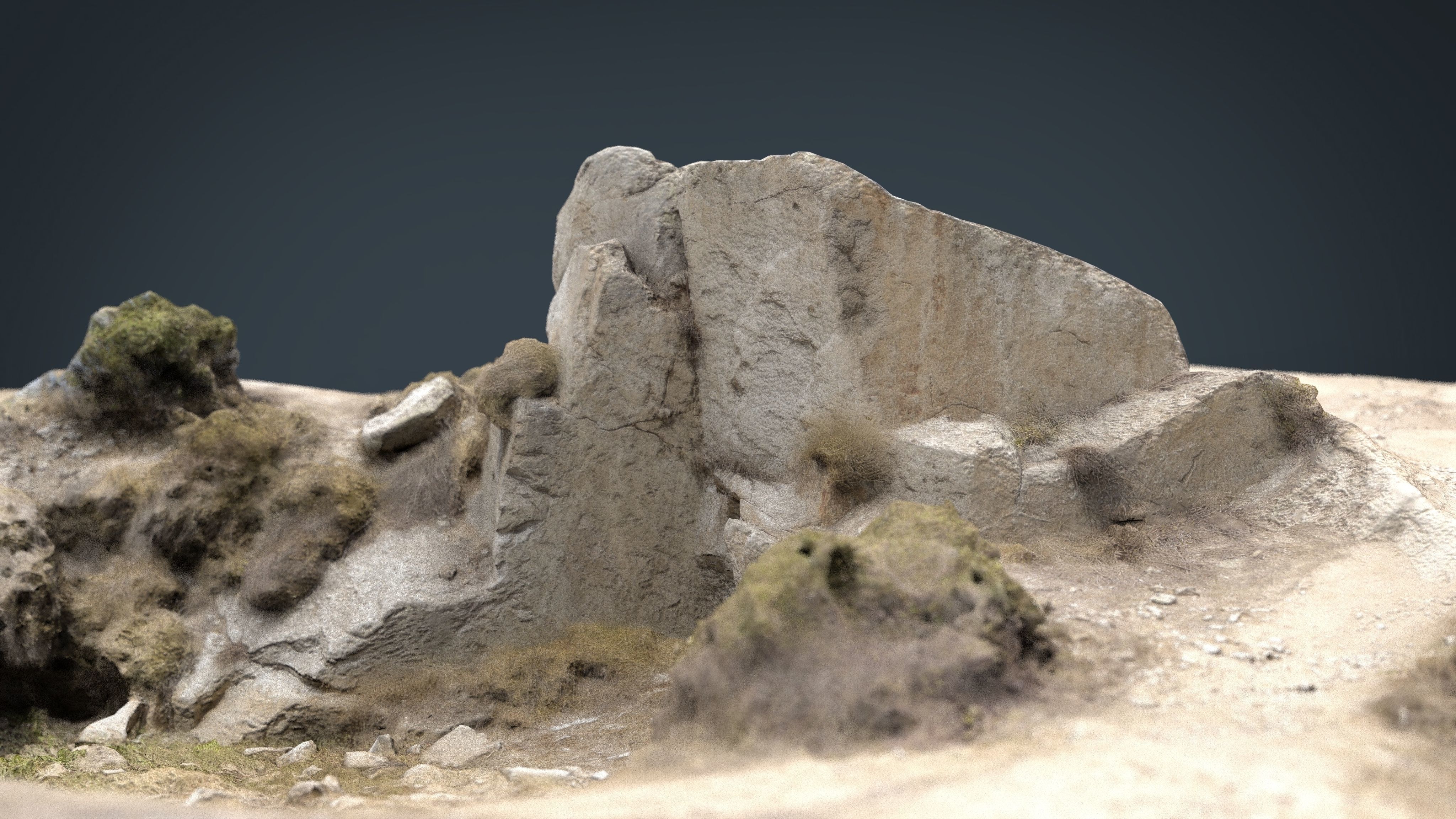 ROCK 26 Low-poly 3D model_13
