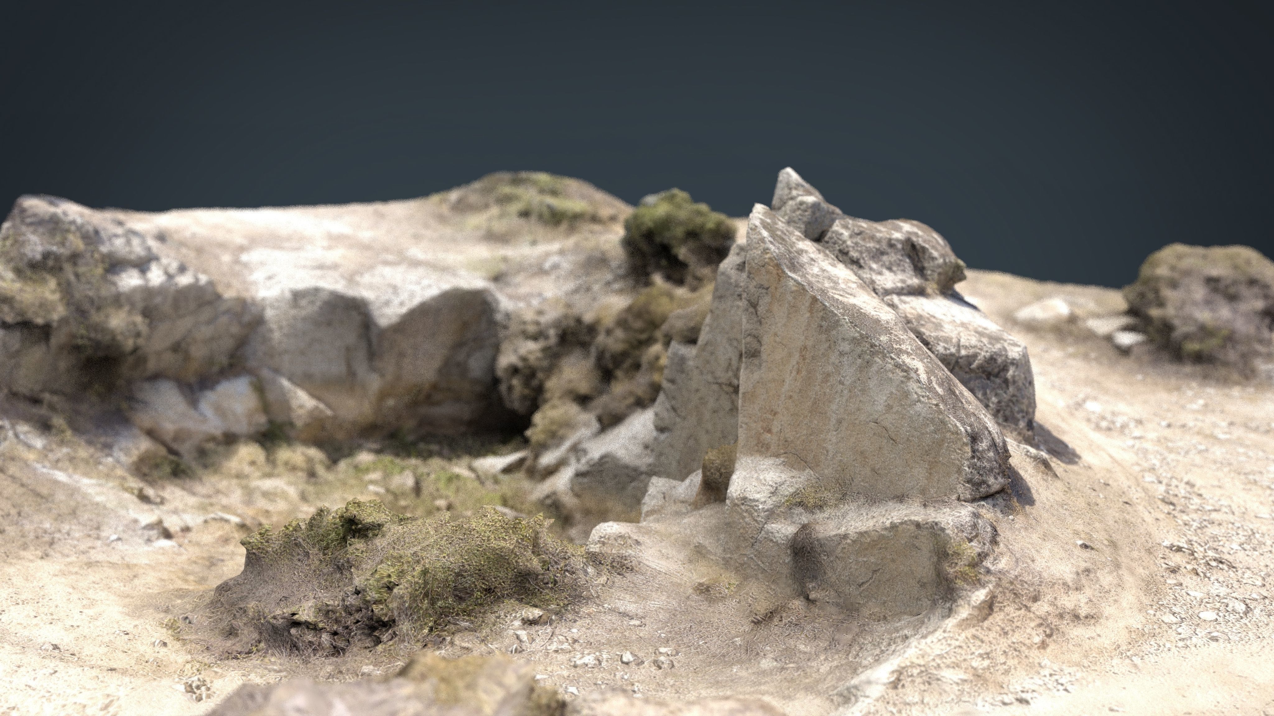 ROCK 26 Low-poly 3D model_14