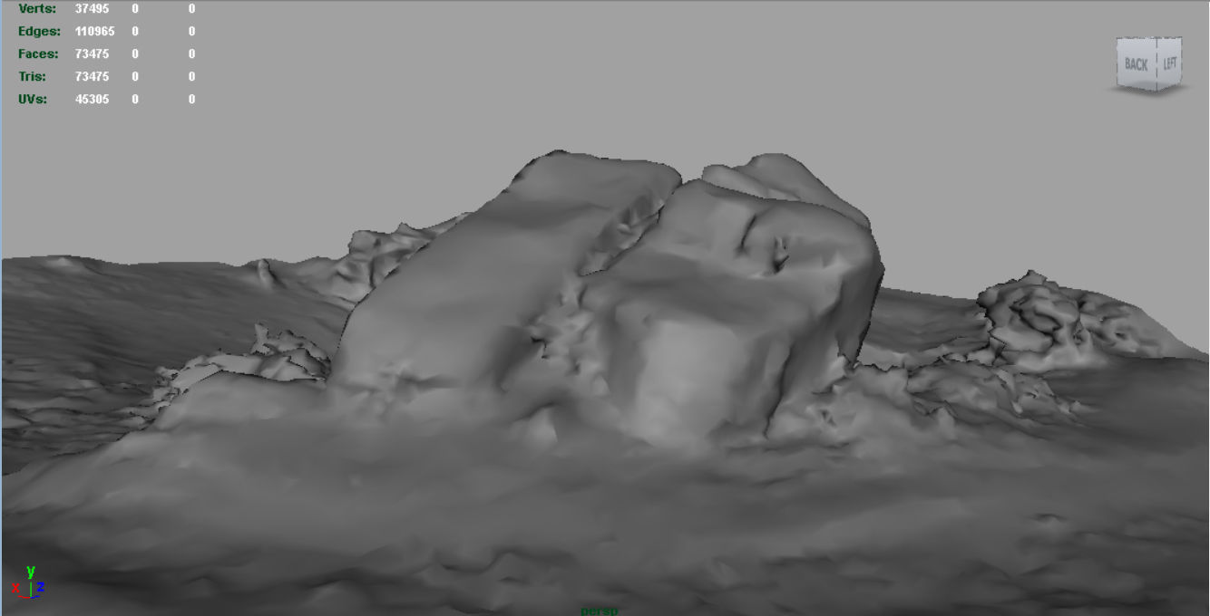 ROCK 26 Low-poly 3D model_4