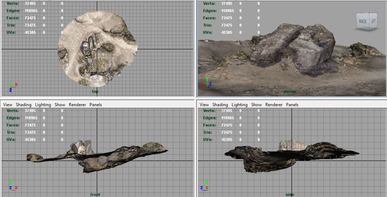 ROCK 26 Low-poly 3D model_8