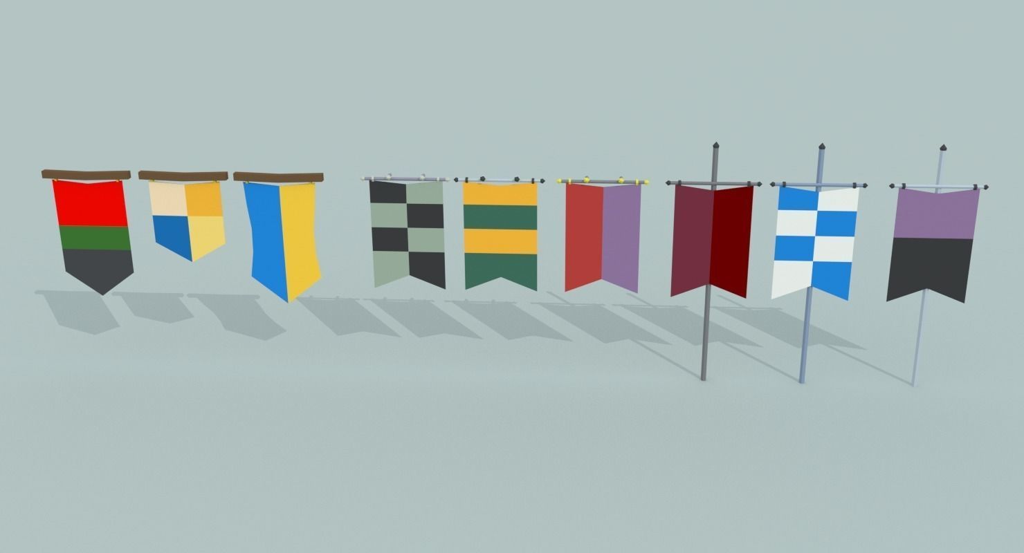 Medieval City Pack Low-poly 3D model_21