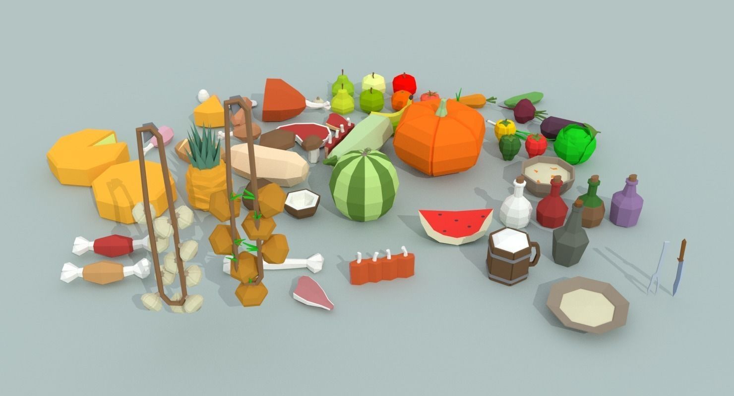 Medieval City Pack Low-poly 3D model_66