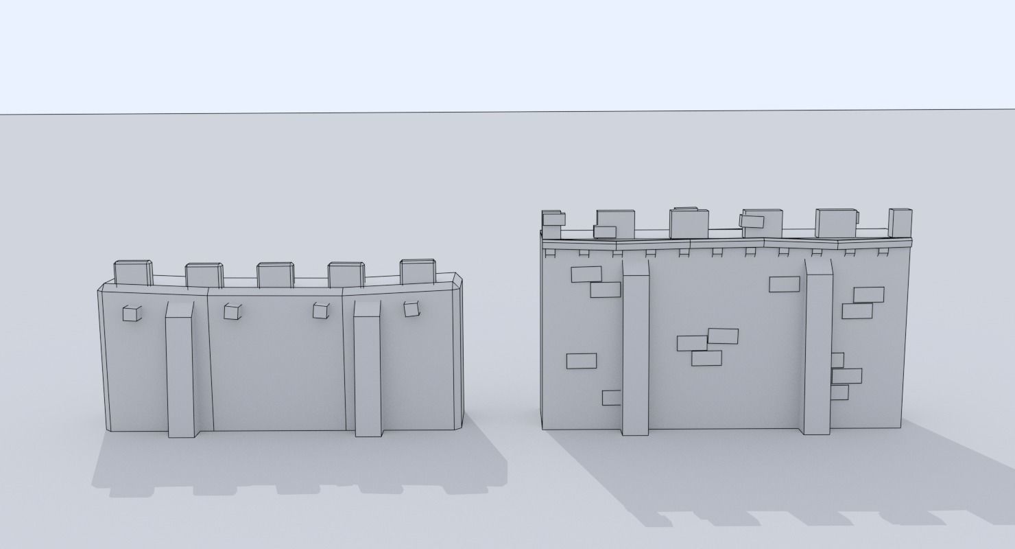 Medieval City Pack Low-poly 3D model_90