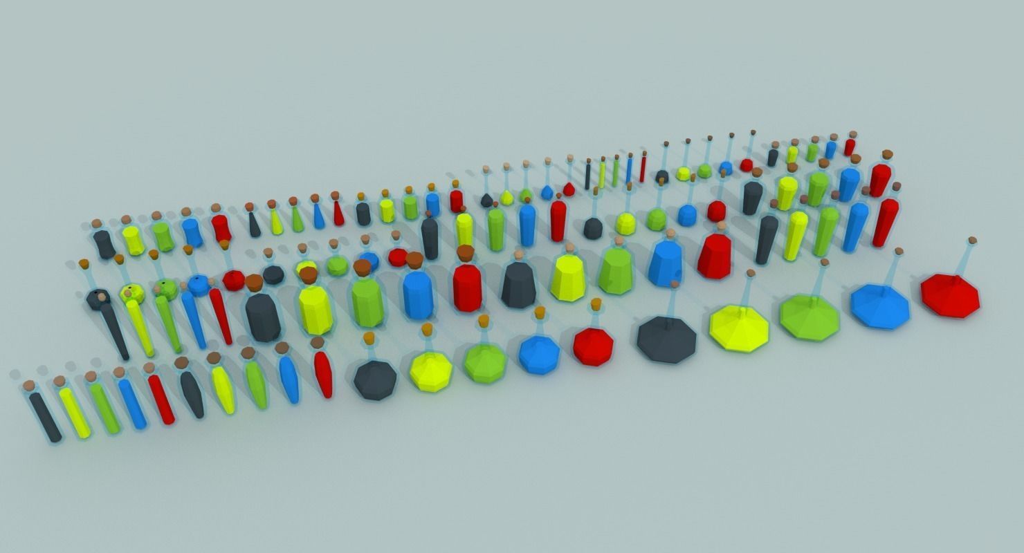 Medieval City Pack Low-poly 3D model_57