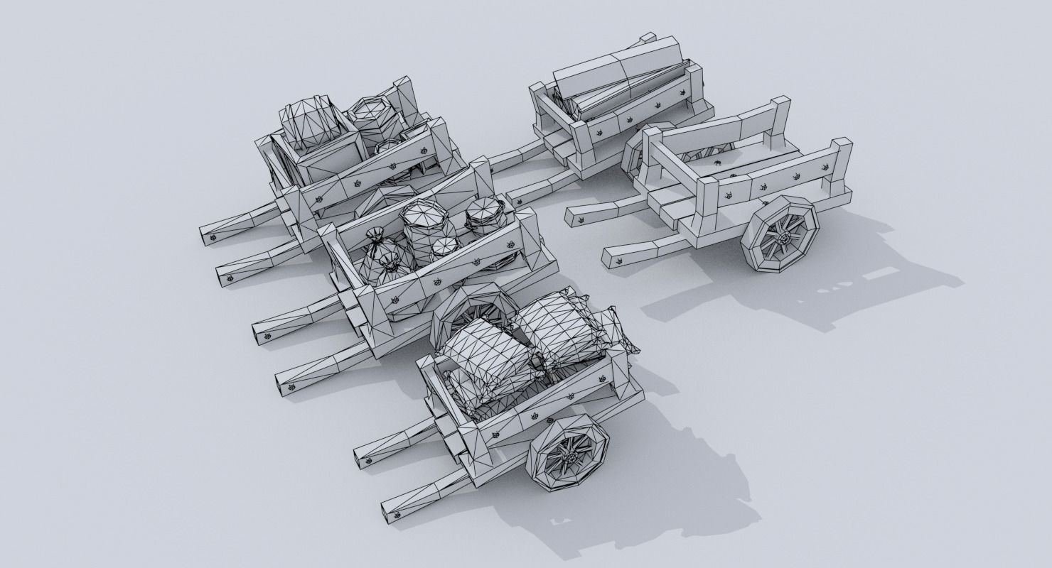 Medieval City Pack Low-poly 3D model_114