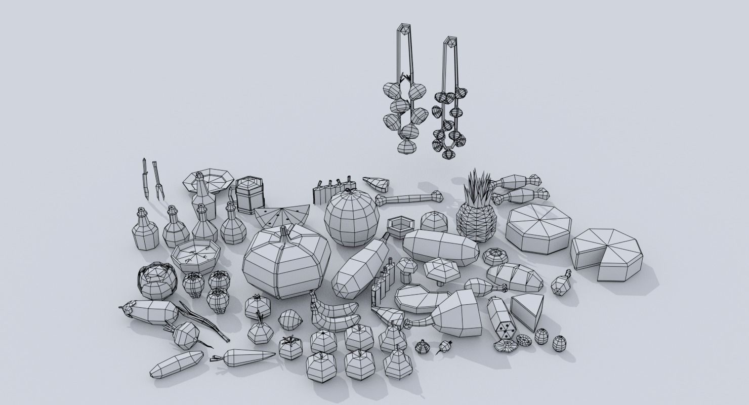 Medieval City Pack Low-poly 3D model_113