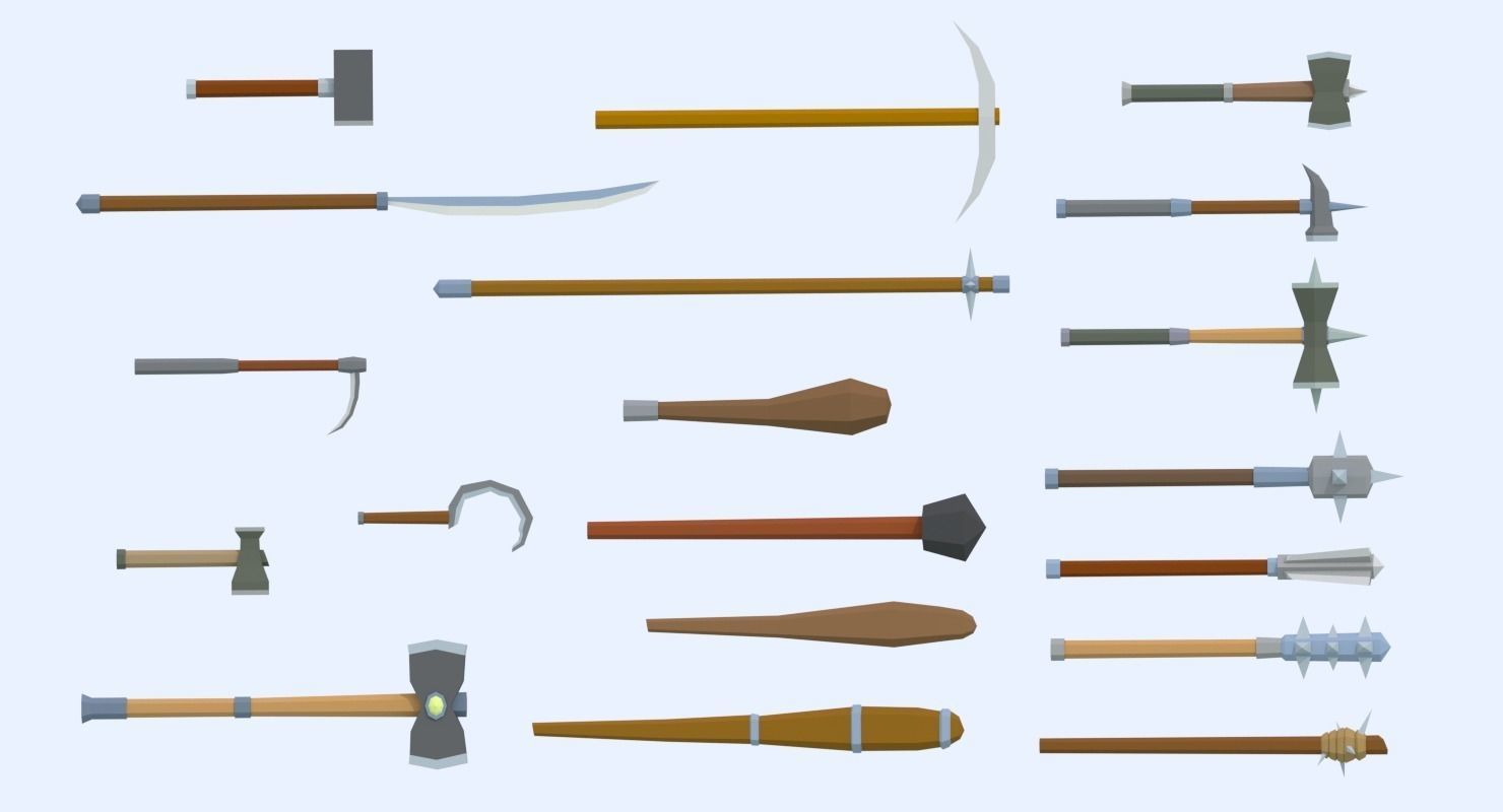 Medieval City Pack Low-poly 3D model_32