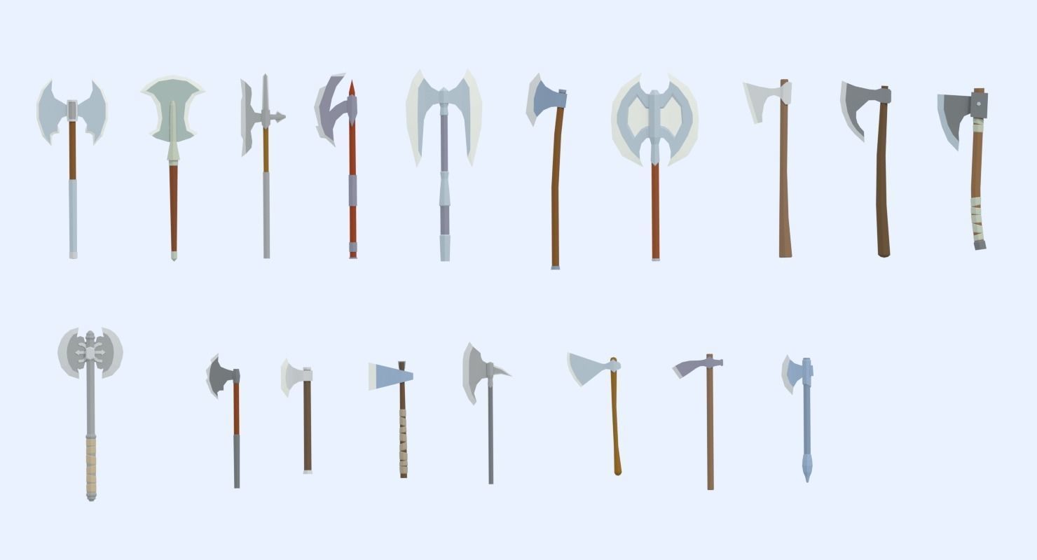 Medieval City Pack Low-poly 3D model_25