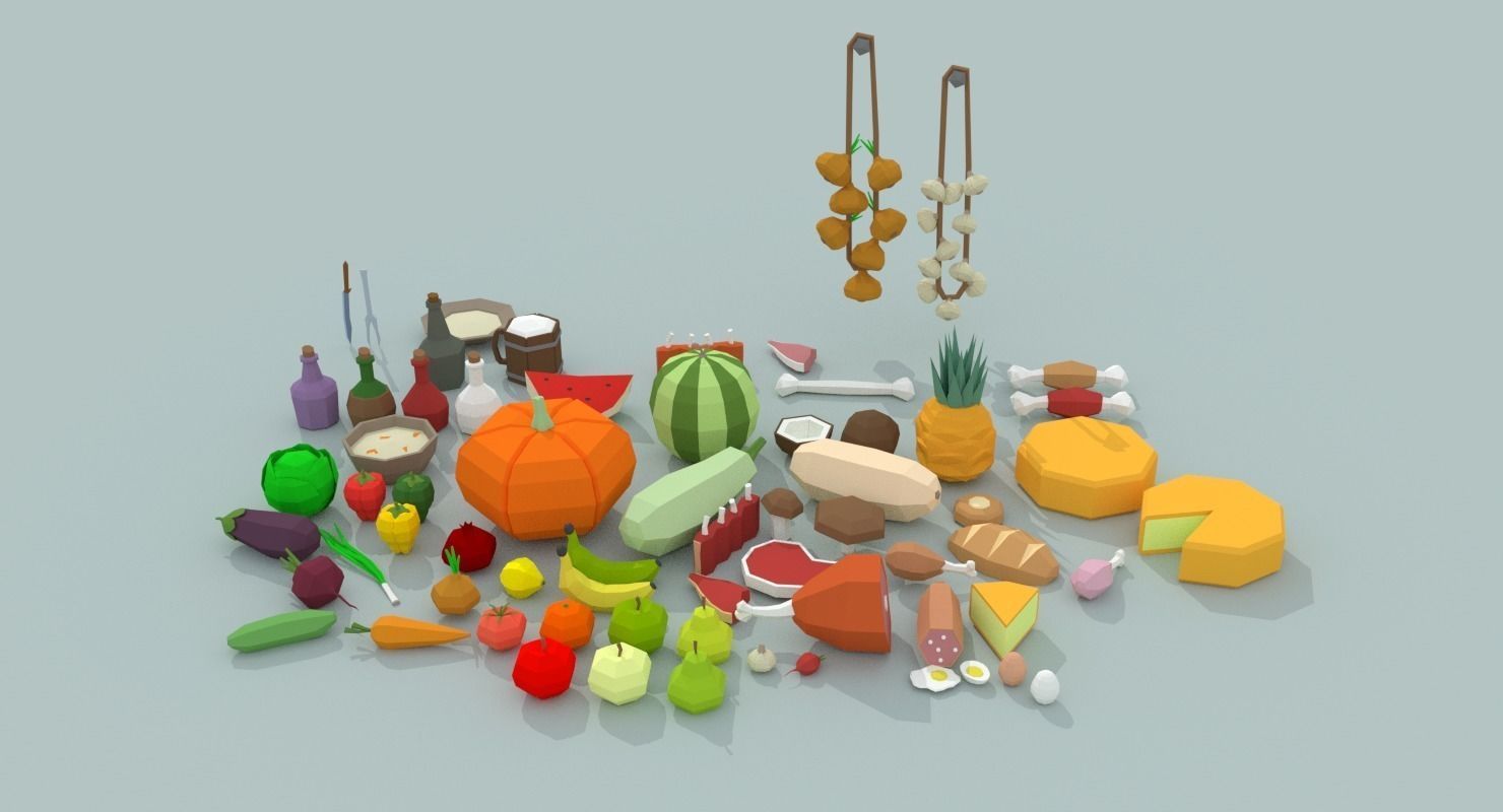 Medieval City Pack Low-poly 3D model_65