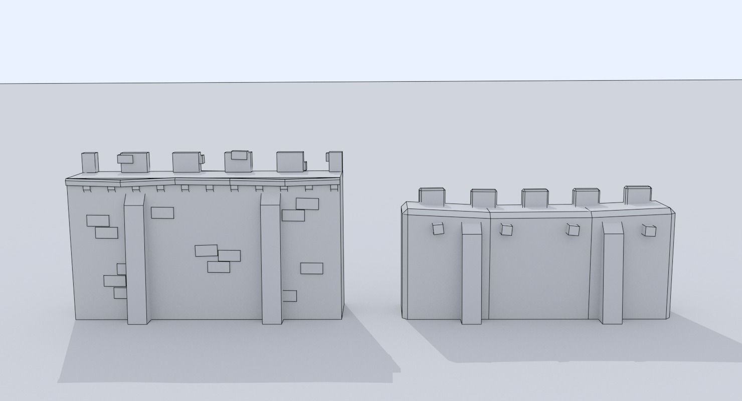 Medieval City Pack Low-poly 3D model_91