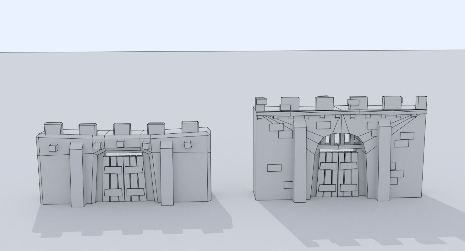 Medieval City Pack Low-poly 3D model_88