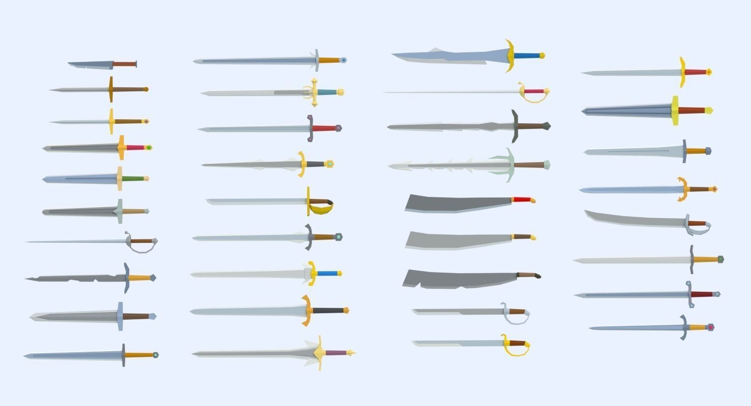 Medieval City Pack Low-poly 3D model_27