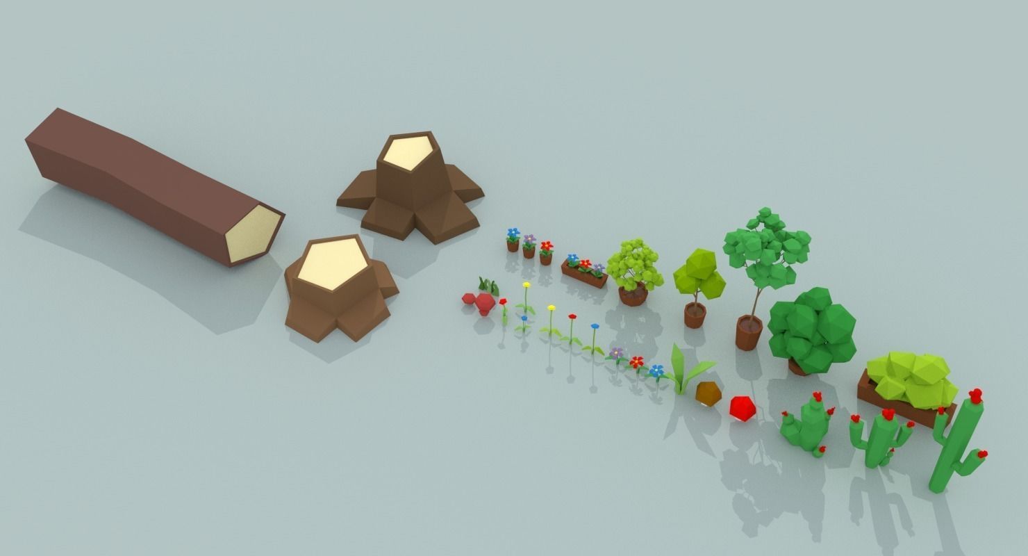 Medieval City Pack Low-poly 3D model_74