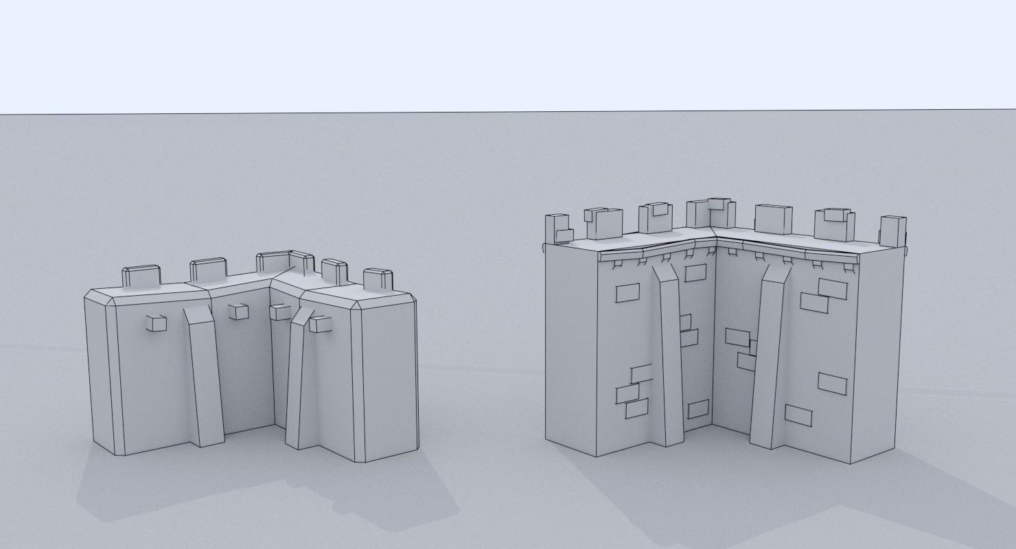 Medieval City Pack Low-poly 3D model_89