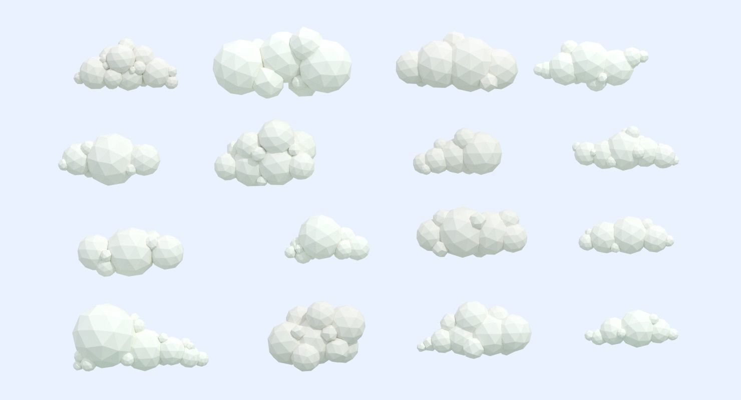 Medieval City Pack Low-poly 3D model_33