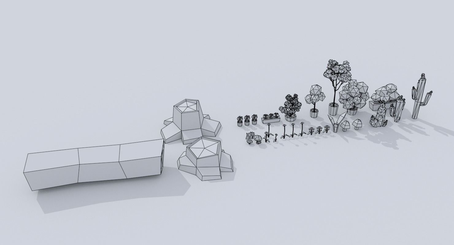 Medieval City Pack Low-poly 3D model_119