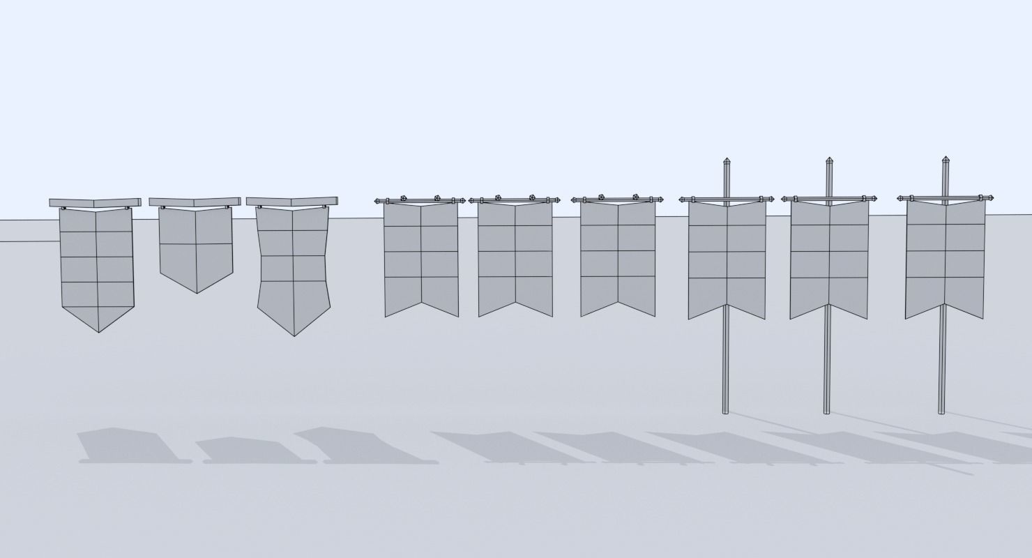 Medieval City Pack Low-poly 3D model_100