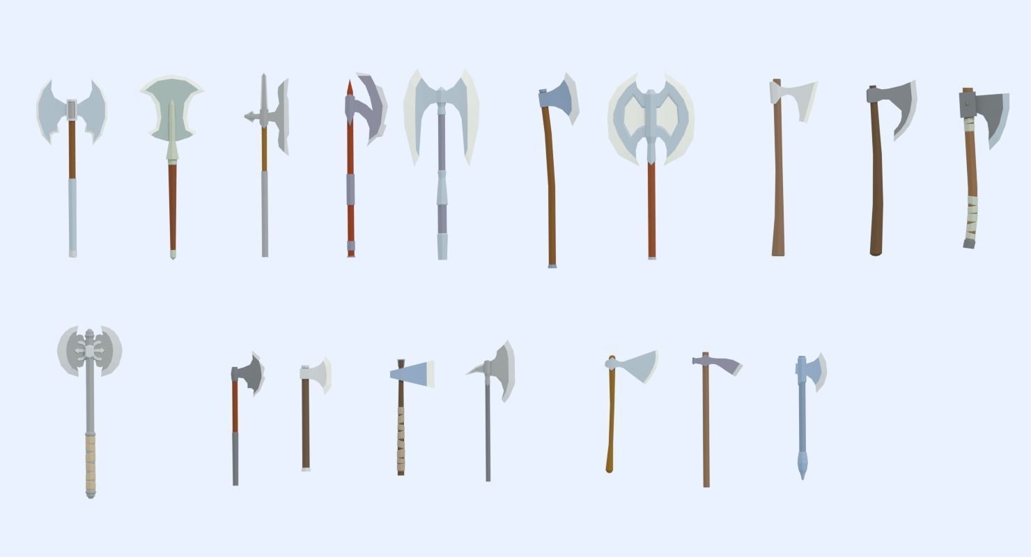 Medieval City Pack Low-poly 3D model_26