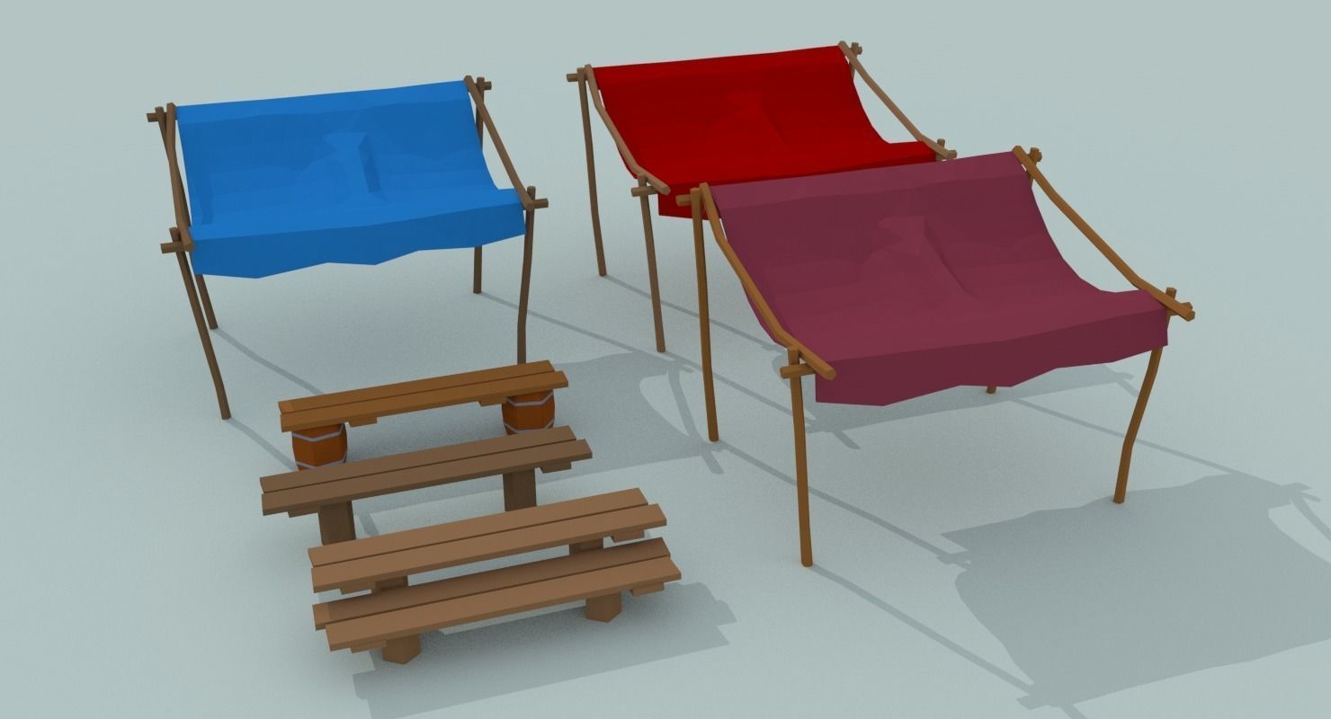 Medieval City Pack Low-poly 3D model_62