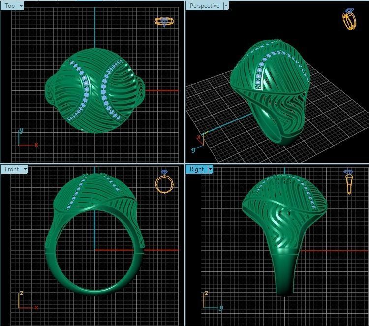 Ring R0265 3D print model_2
