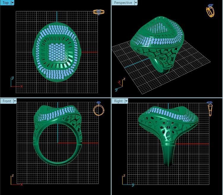 Ring R0271 3D print model_2
