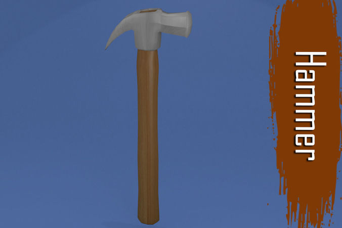 Hammer axe 3D model