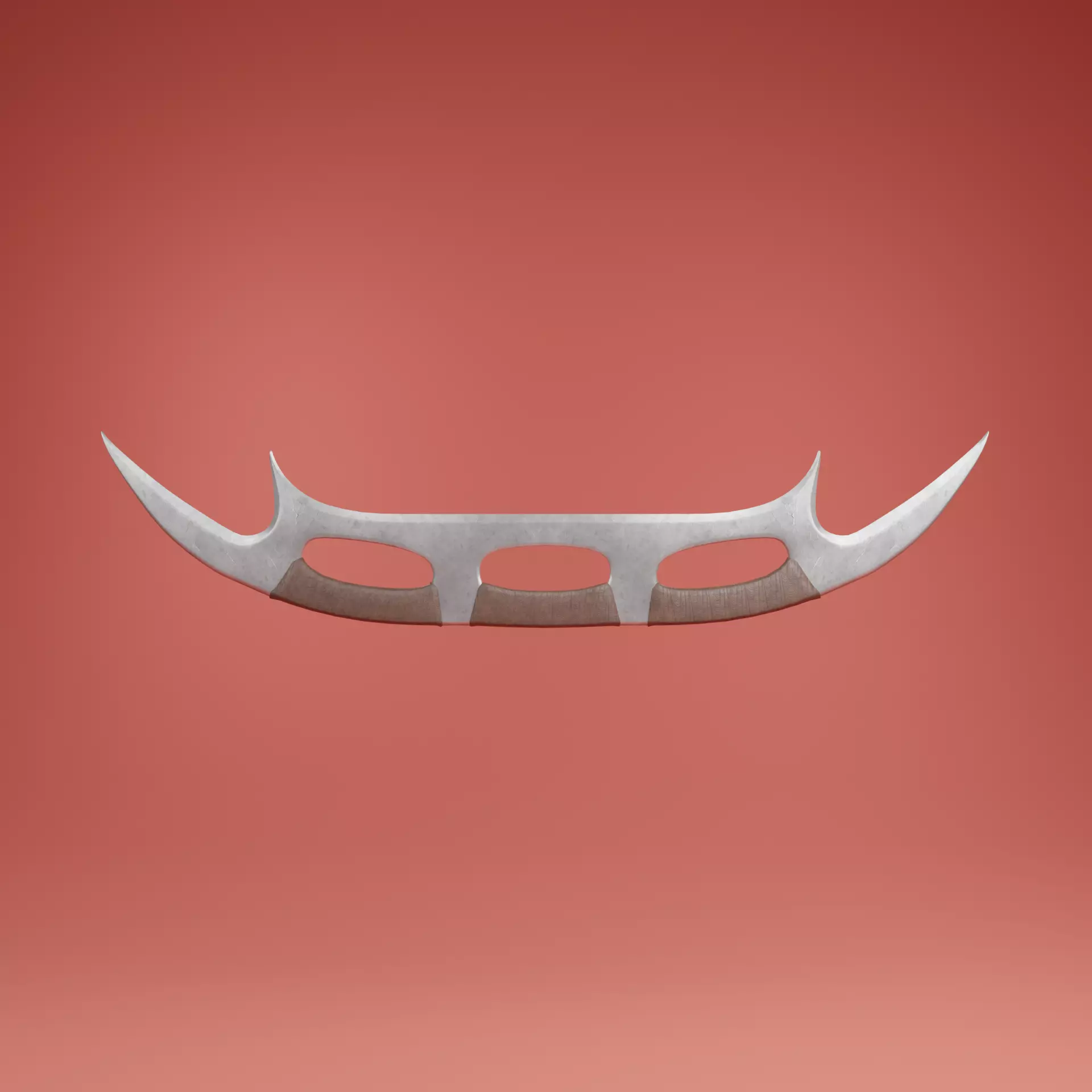 Klingon Batleth low poly Low-poly 3D model