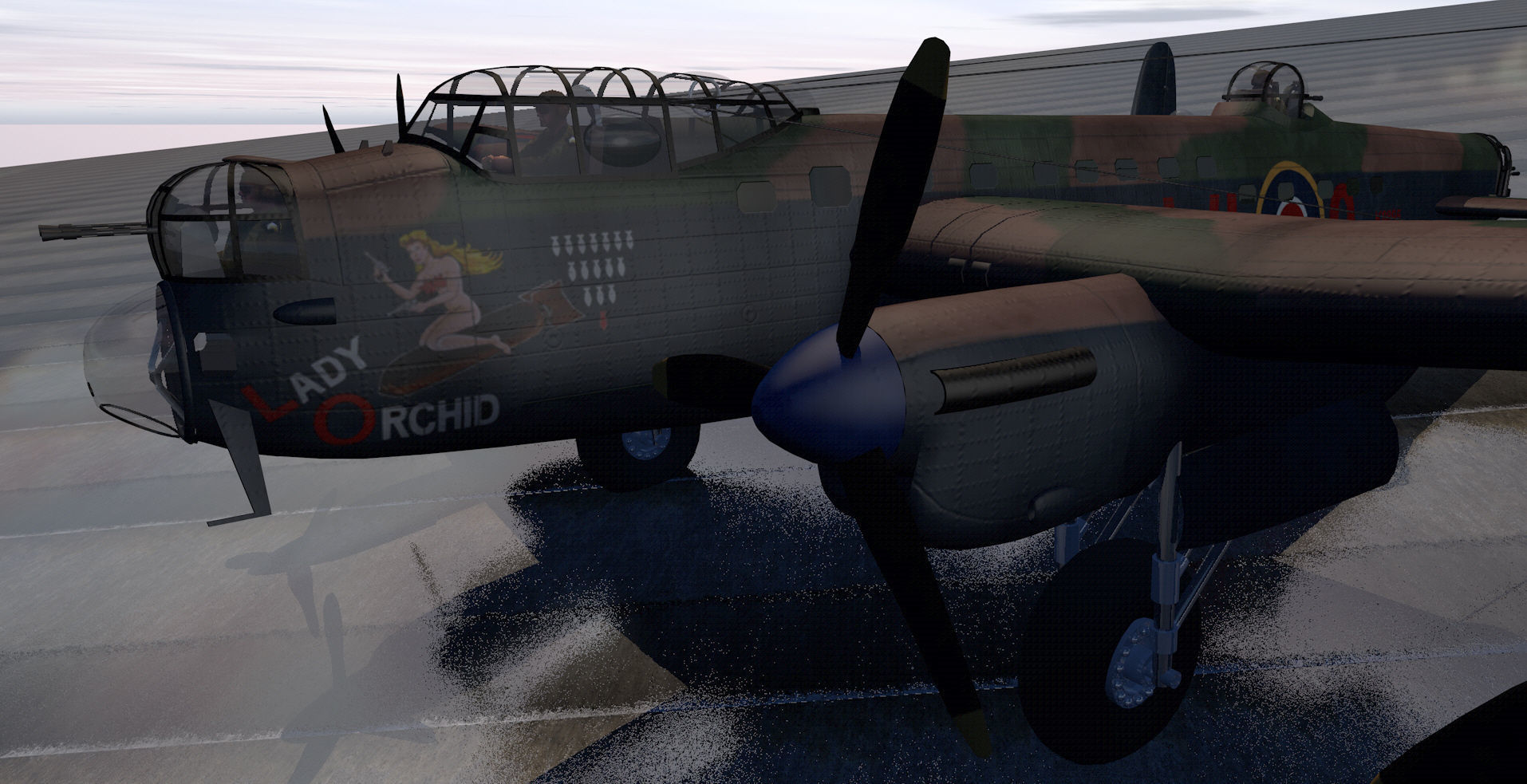 Avro Lancaster B Mk1 3D model CGTrader