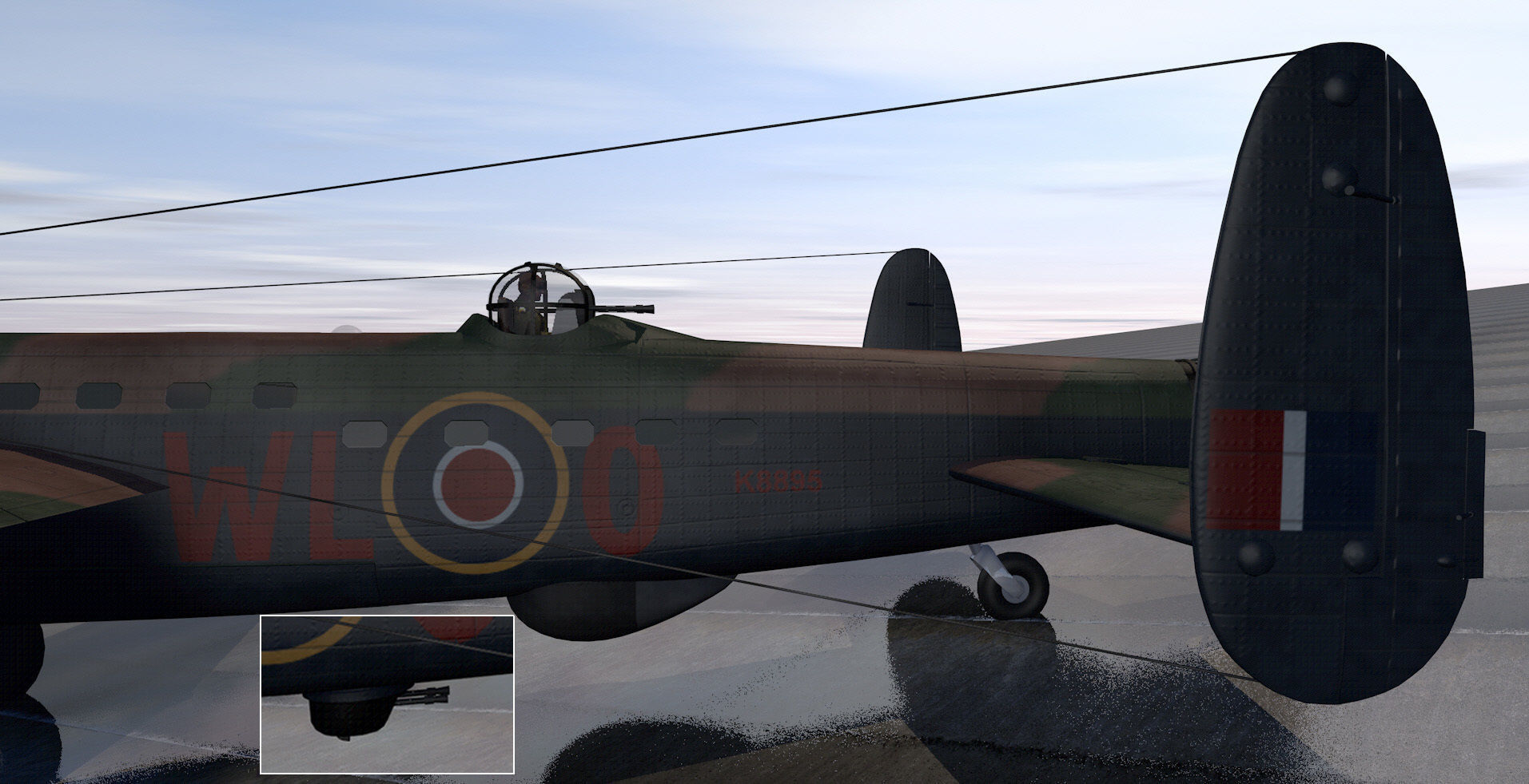 Avro Lancaster B Mk1 3D model CGTrader