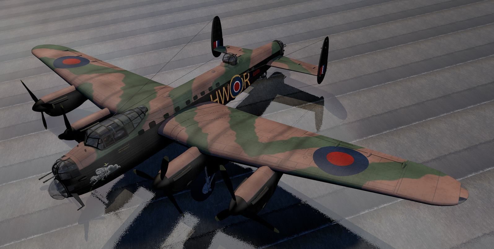 Avro Lancaster B Mk-1 3D model_2