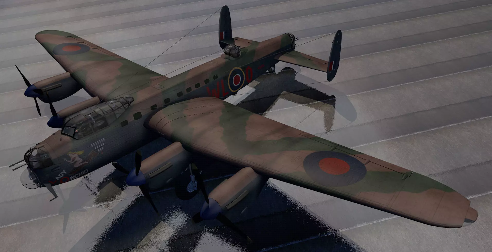 Avro Lancaster B Mk-1 3D model_0