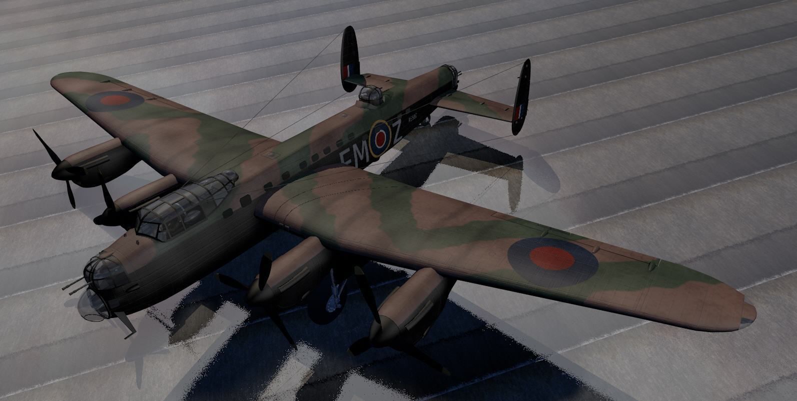 Avro Lancaster B Mk-1 3D model_4