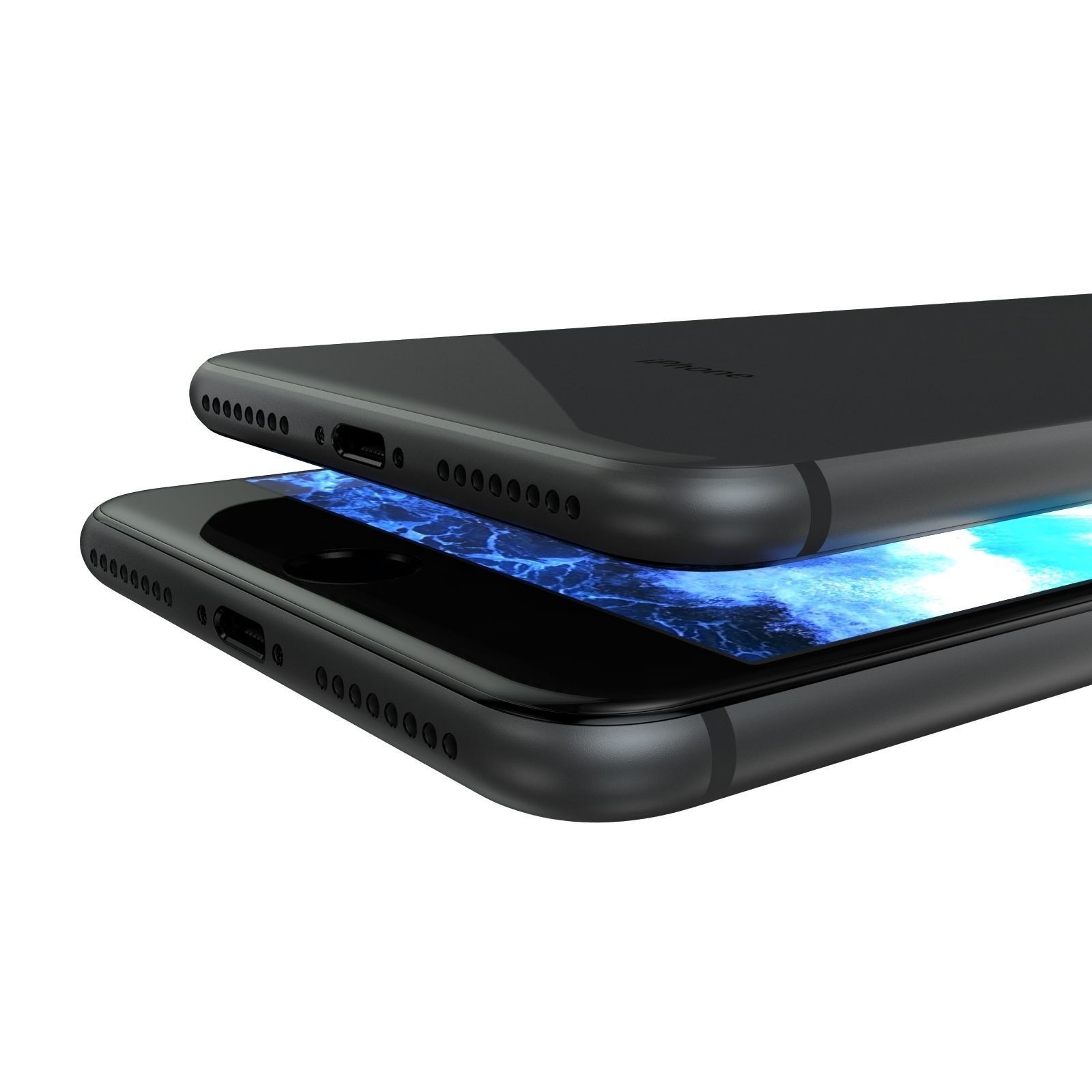 Apple iPhone 8 Plus Space Gray 3D model_18