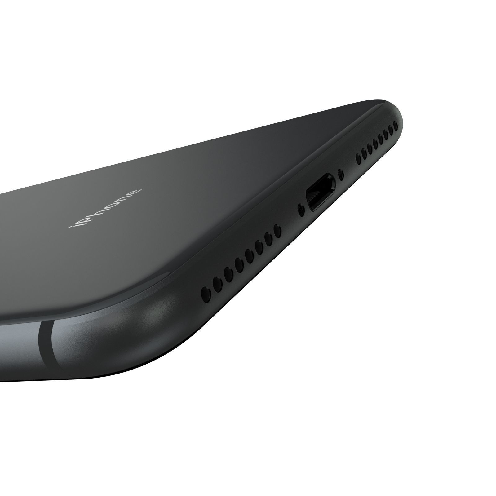 Apple iPhone 8 Plus Space Gray 3D model_10