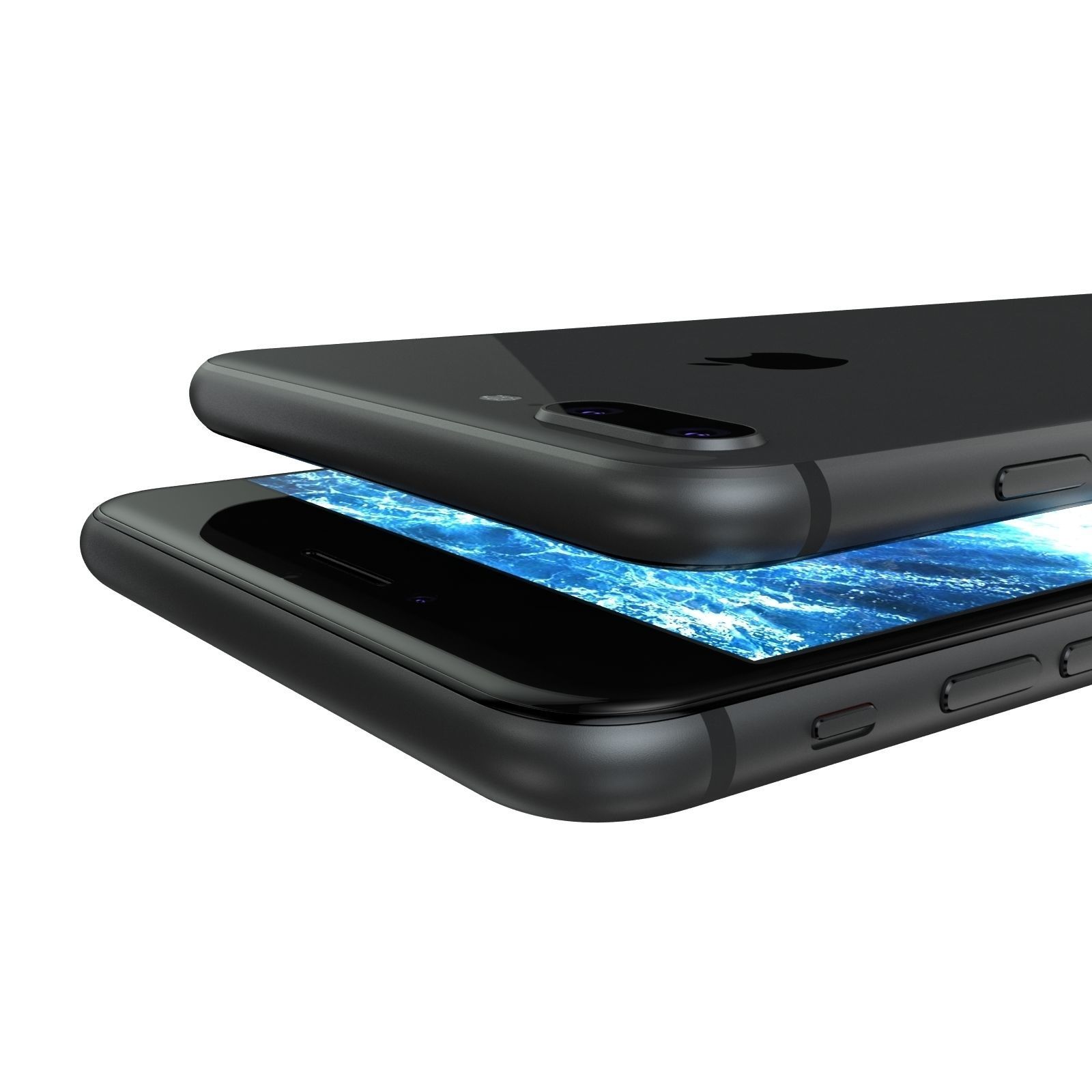 Apple iPhone 8 Plus Space Gray 3D model_21