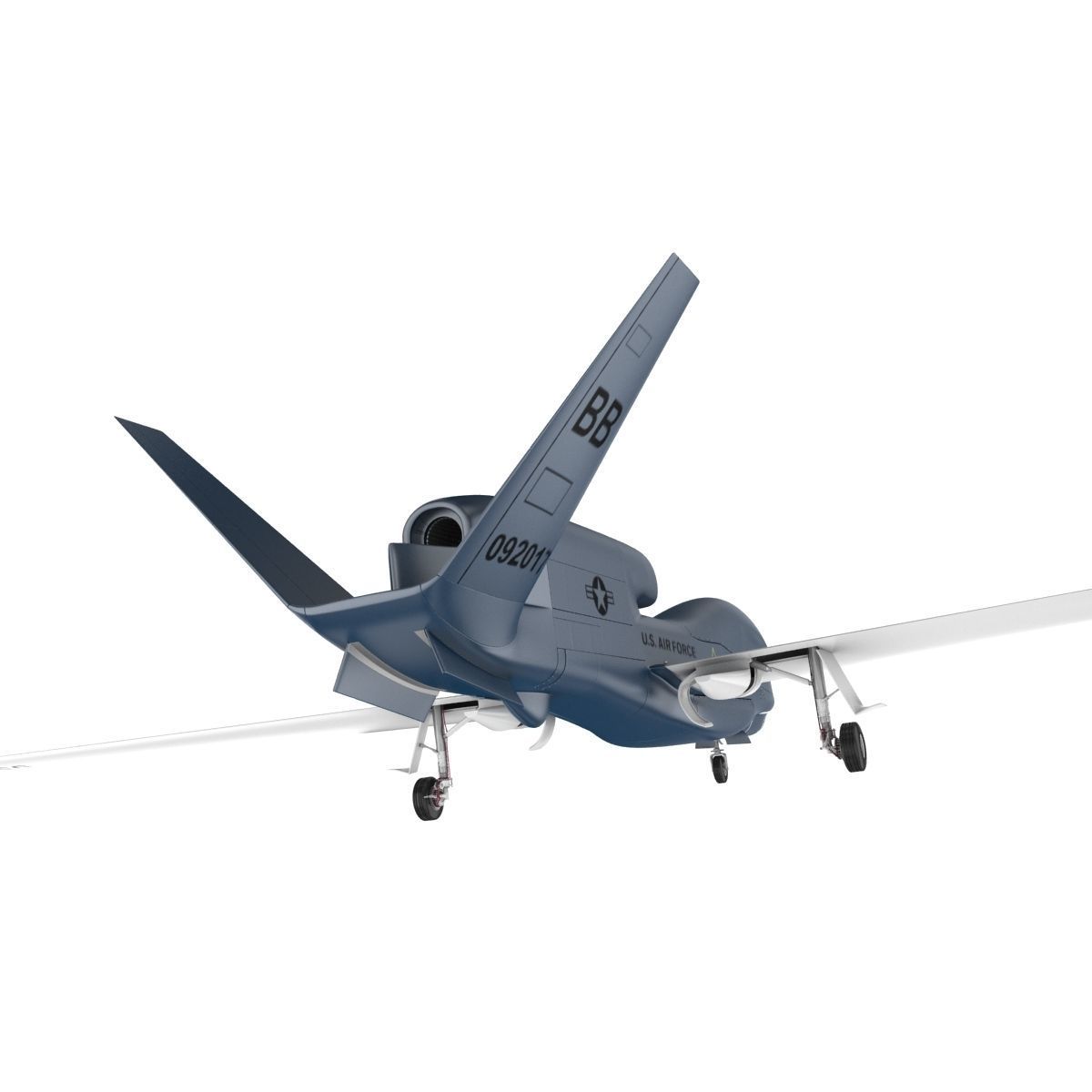 Northrop Grumman RQ-4 Global Hawk Aircraft 3D model_6