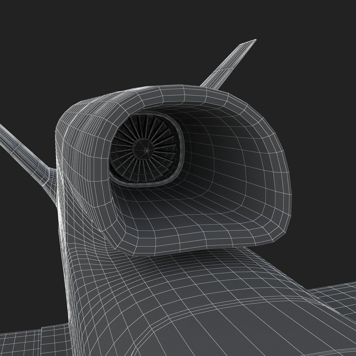 Northrop Grumman RQ-4 Global Hawk Aircraft 3D model_27